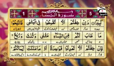 Firasat e Quraan | Episode 80 | Surah An-Nisa 1–5