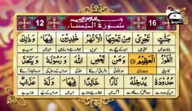 Firasat e Quraan | Episode 83 | Surah An-Nisa 12–16
