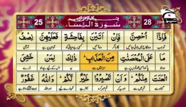 Firasat e Quraan | Episode 86 | Surah An-Nisa 25--28