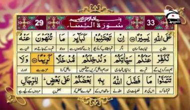 Firasat e Quraan | Episode 87 | Surah An-Nisa 29--33